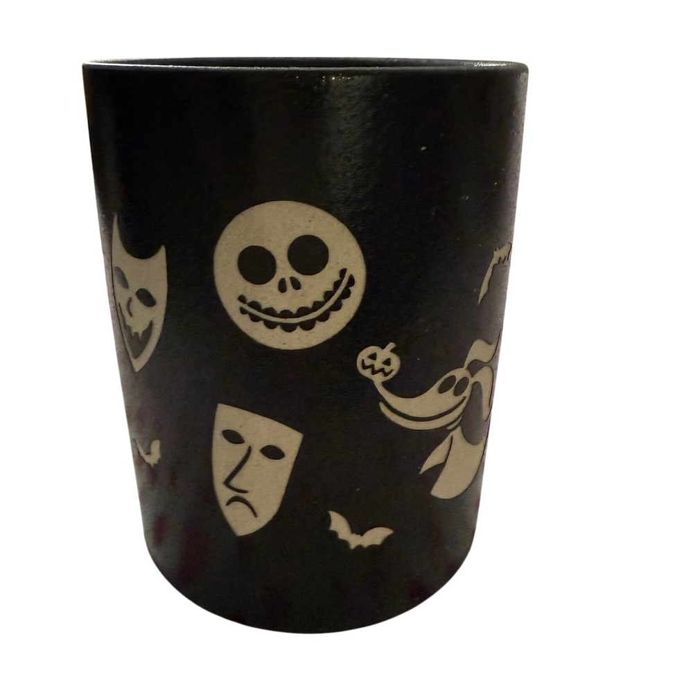 16oz Black Mug Nightmare Before Christmas Jack Skellington Inset Lettering‎ - Picture 3 of 11